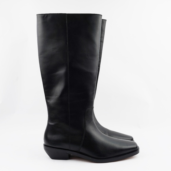 New MADEWELL The Antoine Tall Boot in Black Leather - Picture 4 of 8
